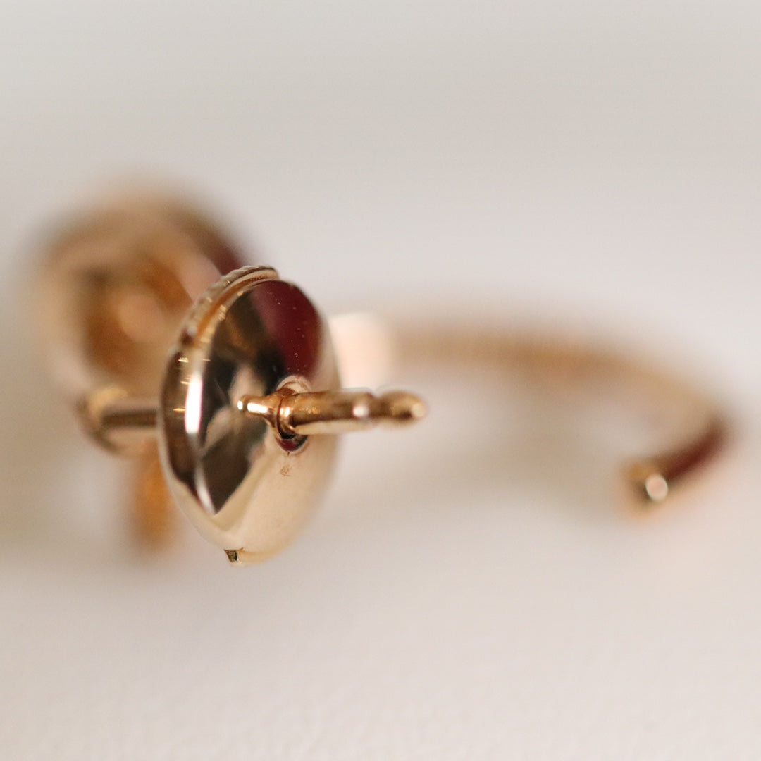 [Marin-Jewelry]JUSTE EARRINGS PINK GOLD