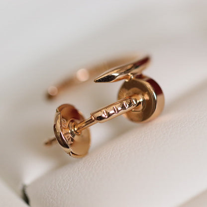 [Marin-Jewelry]JUSTE EARRINGS PINK GOLD