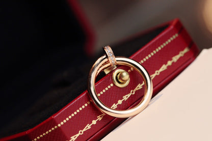 [Marin-Jewelry]JUSTE RING 2.65MM PINK GOLD DIAMOND