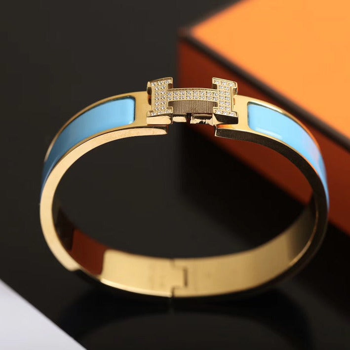 [Marin-Jewelry]H CLOUD BLUE BRACELET GOLD DIAMOND