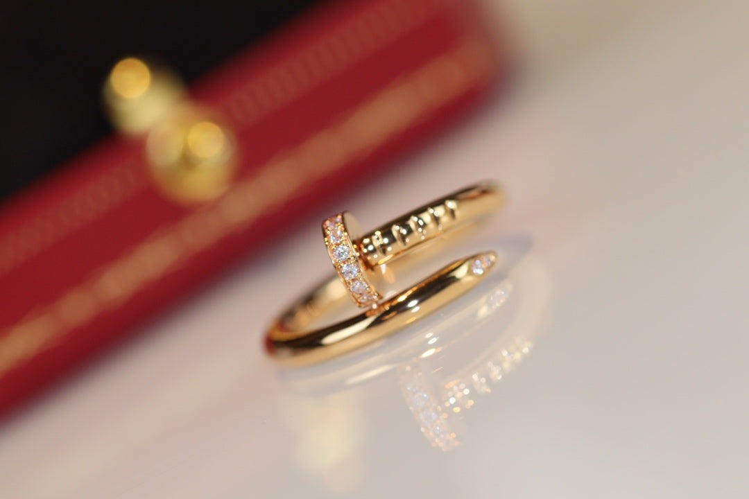 [Marin-Jewelry]JUSTE RING 2.65MM GOLD DIAMOND