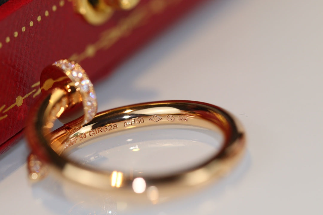 [Marin-Jewelry]JUSTE RING 2.65MM GOLD DIAMOND