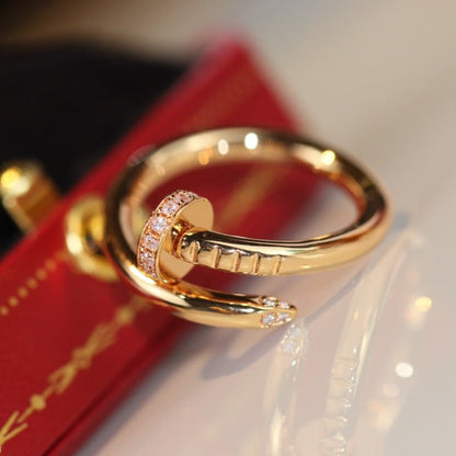 [Marin-Jewelry]JUSTE RING 2.65MM GOLD DIAMOND