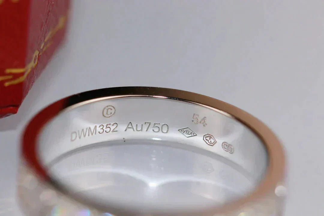 [Marin-Jewelry]LOVE RING 3.6MM DIAMOND PAVED