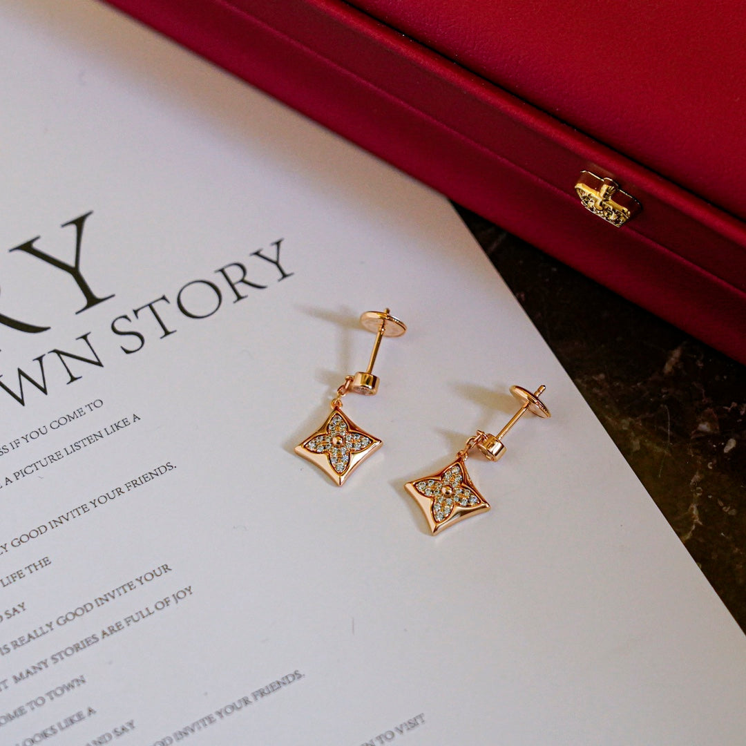 [Marin-Jewelry]STAR DIAMONDS EARRINGS GOLD