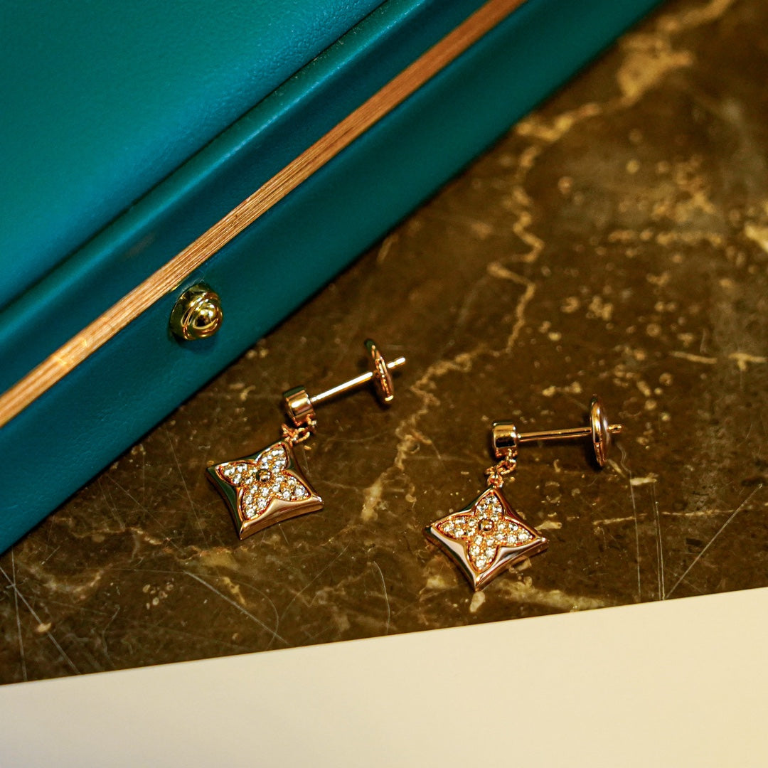 [Marin-Jewelry]STAR DIAMONDS EARRINGS GOLD