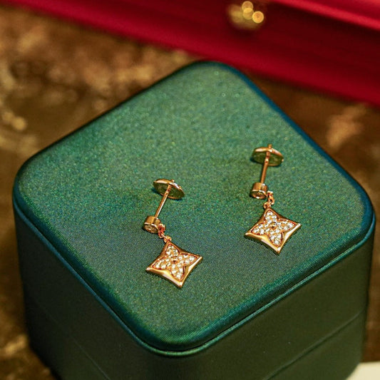 [Marin-Jewelry]STAR DIAMONDS EARRINGS GOLD
