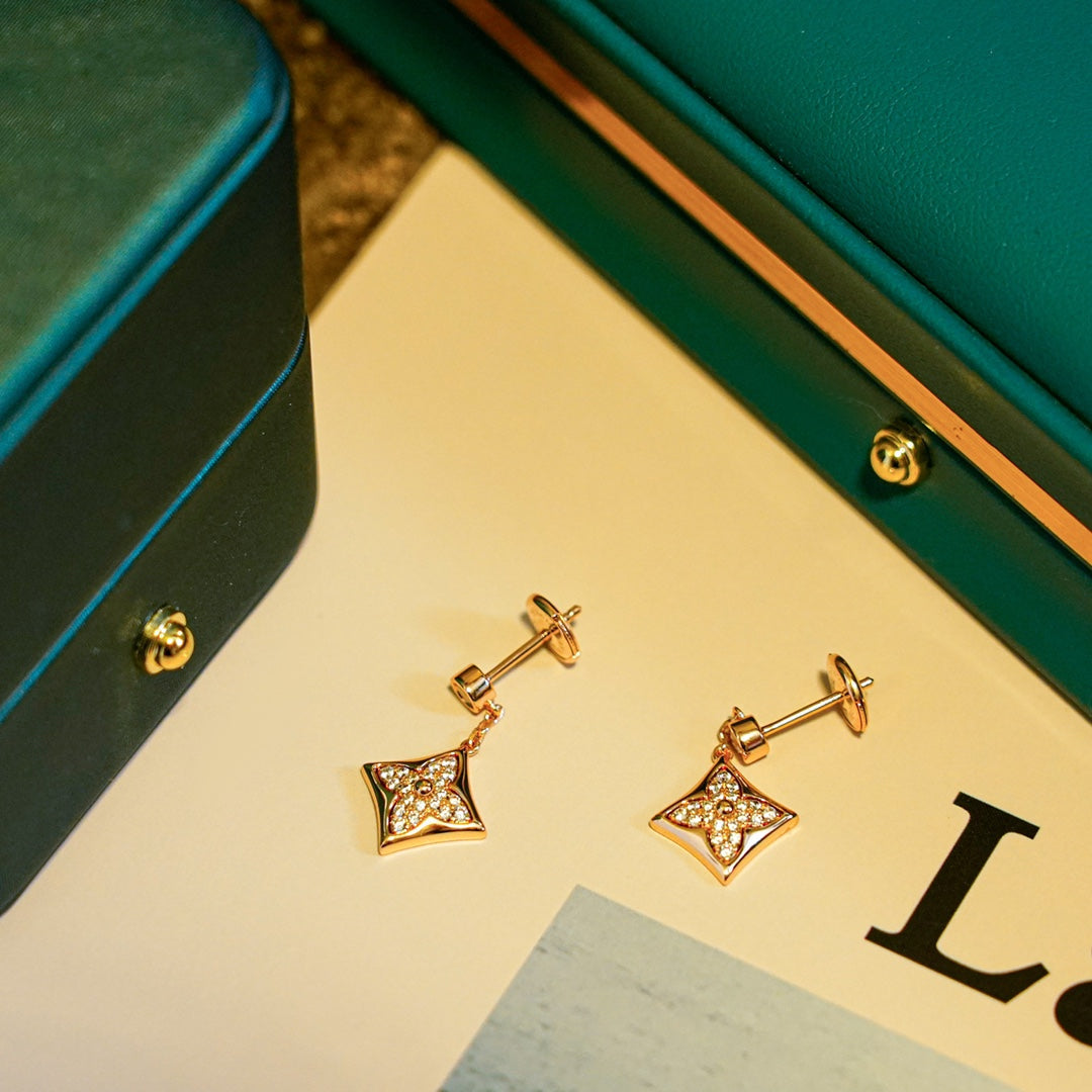 [Marin-Jewelry]STAR DIAMONDS EARRINGS GOLD