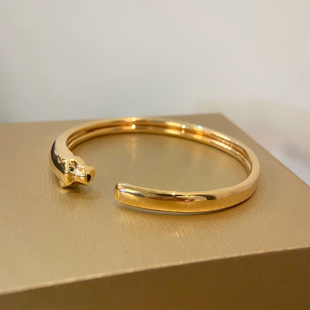 [Marin-Jewelry]PANTHERE GOLD OPEN BRACELET