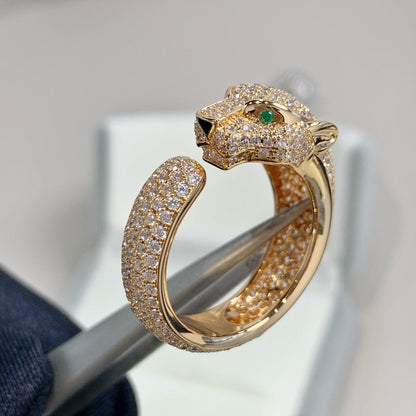 [Marin-Jewelry]PANTHERE PINK GOLD DIAMOND RING