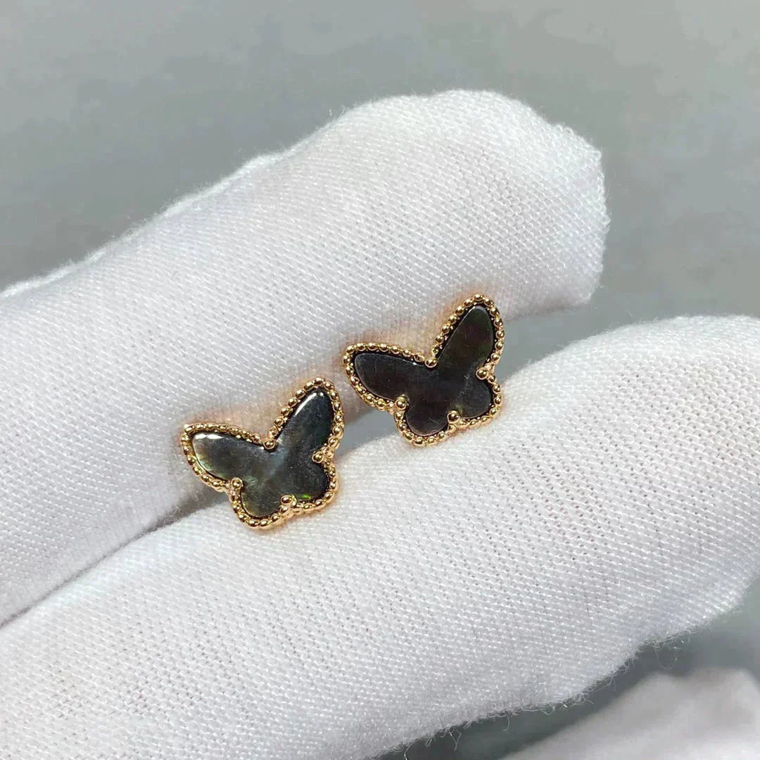 [Marin-Jewelry]BUTTERFLY DARK MOP  EARRINGS
