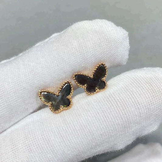 [Marin-Jewelry]BUTTERFLY DARK MOP  EARRINGS