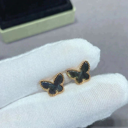 [Marin-Jewelry]BUTTERFLY DARK MOP  EARRINGS