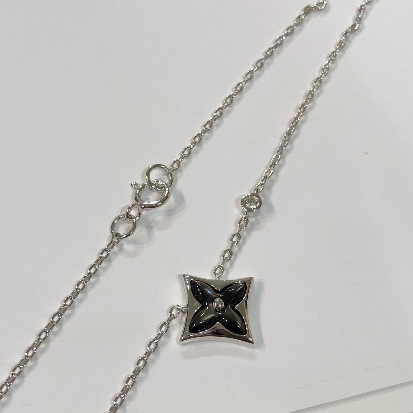 [Marin-Jewelry]STAR BLACK MOP NECKLACE