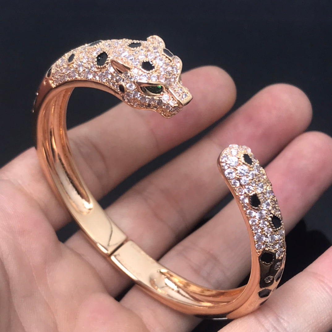 [Marin-Jewelry]PANTHERE BIG BRACELET DIAMONDS