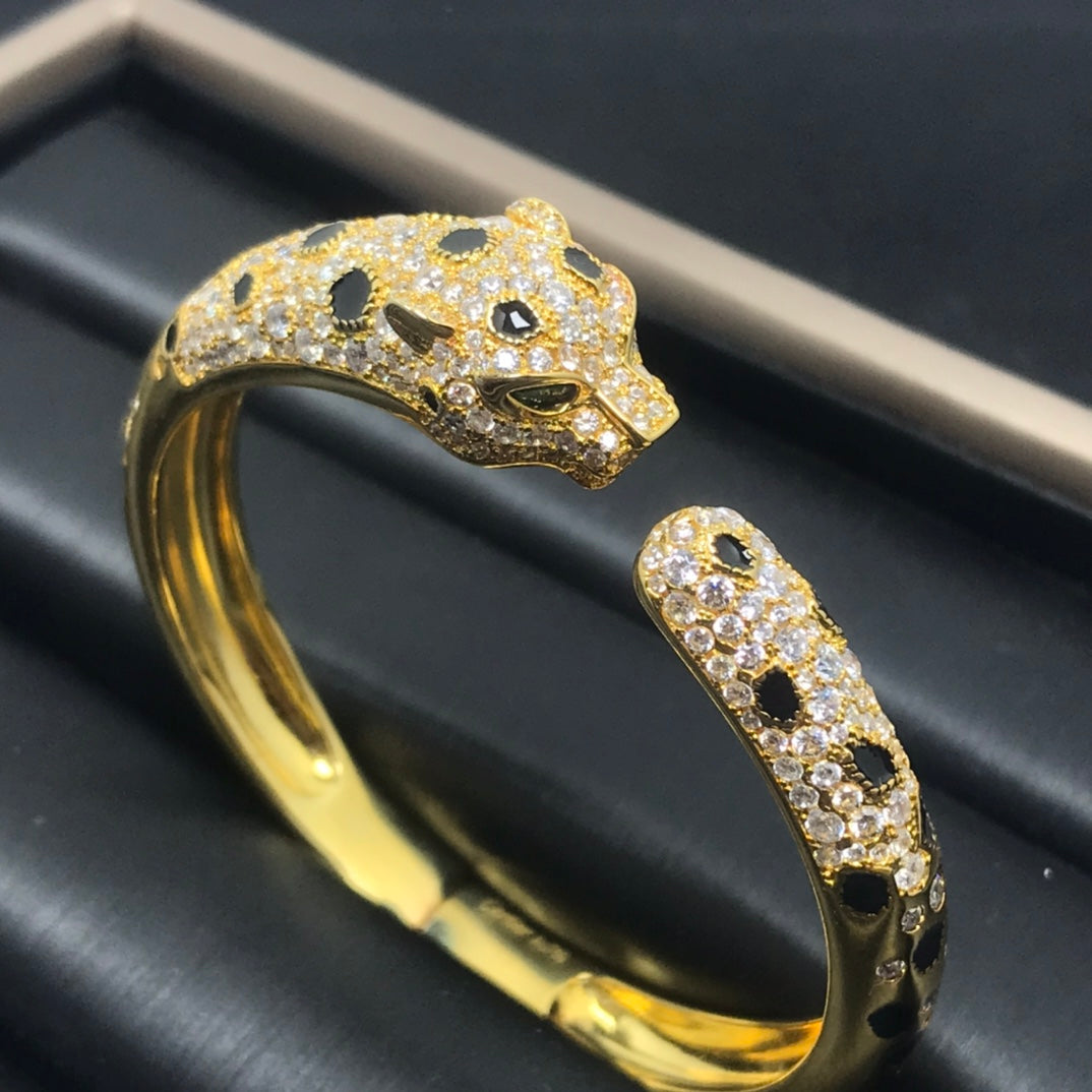 [Marin-Jewelry]PANTHERE BIG BRACELET DIAMONDS