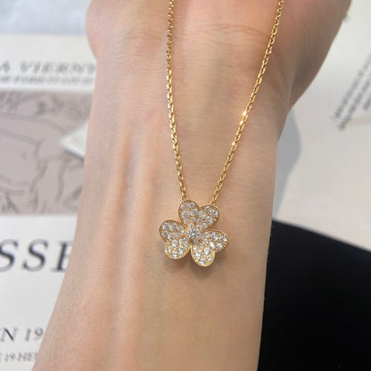 [Marin-Jewelry]FLOWER DIAMOND NECKLACE
