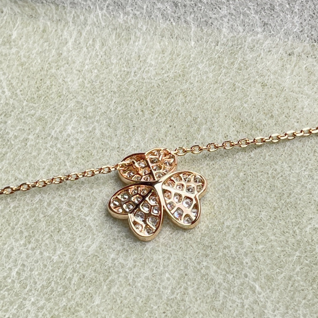 [Marin-Jewelry]FLOWER DIAMOND NECKLACE