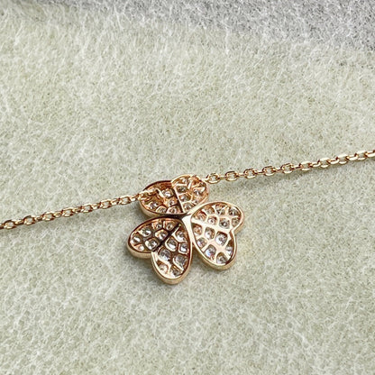 [Marin-Jewelry]FLOWER DIAMOND NECKLACE