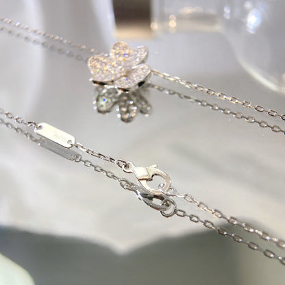 [Marin-Jewelry]FLOWER DIAMOND NECKLACE