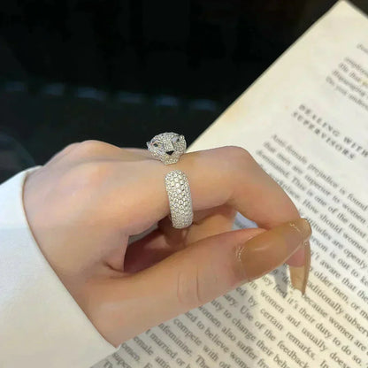 [Marin-Jewelry]PANTHERE 5.5MM ALL DIAMOND RING