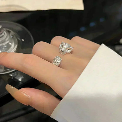 [Marin-Jewelry]PANTHERE 5.5MM ALL DIAMOND RING
