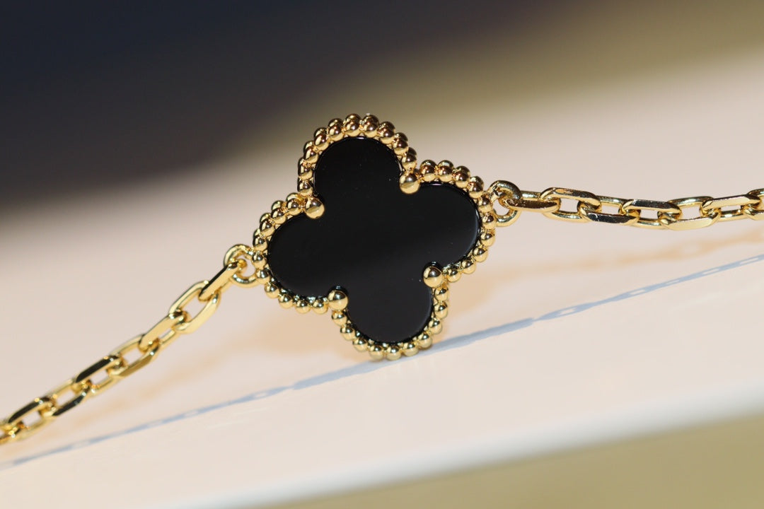 [Marin-Jewelry]CLOVER 20 MOTIFS ONYX Marin-Jewelry GOLD