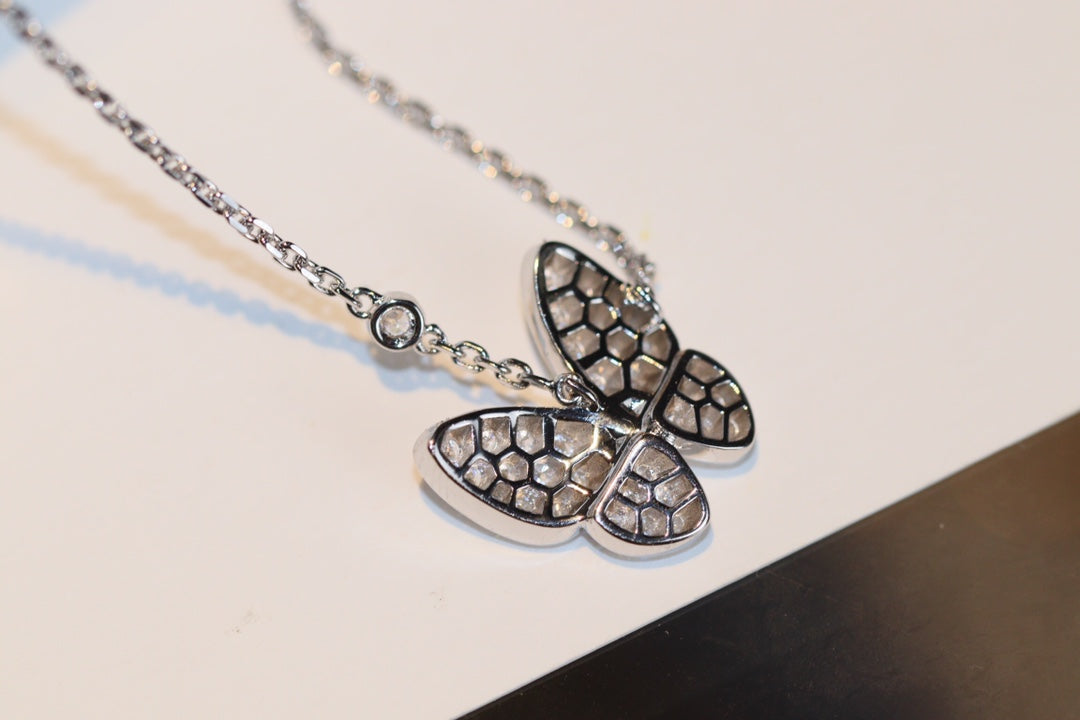[Marin-Jewelry]BUTTERFLY DIAMOND NECKLACE