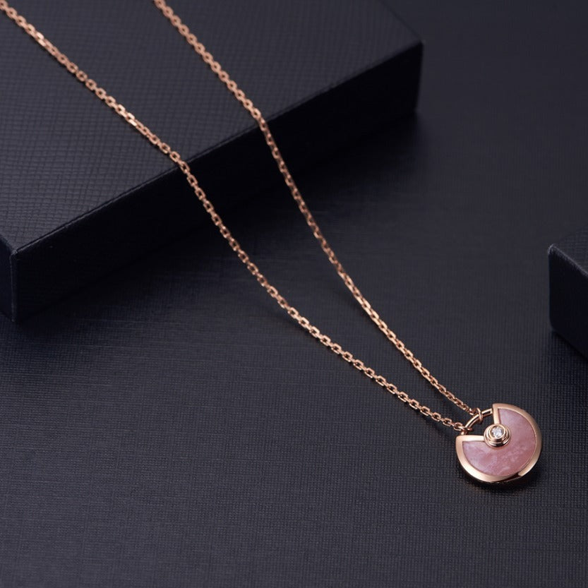 [Marin-Jewelry]AMULETTE Marin-Jewelry GOLD PINK MOP NECKLACE