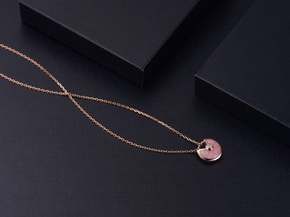 [Marin-Jewelry]AMULETTE Marin-Jewelry GOLD PINK MOP NECKLACE