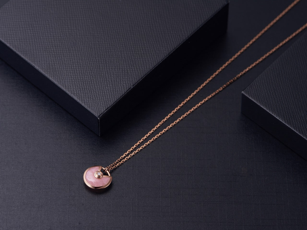 [Marin-Jewelry]AMULETTE Marin-Jewelry GOLD PINK MOP NECKLACE