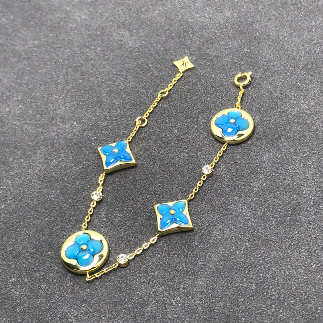 [Marin-Jewelry]STAR AND SUN TURQUOISE 4 MOTIFS 3 DIAMONDS
