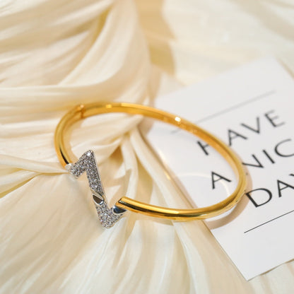 [Marin-Jewelry]VOLTE UPSITE DOWN GOLD DIAMOND BRACELET