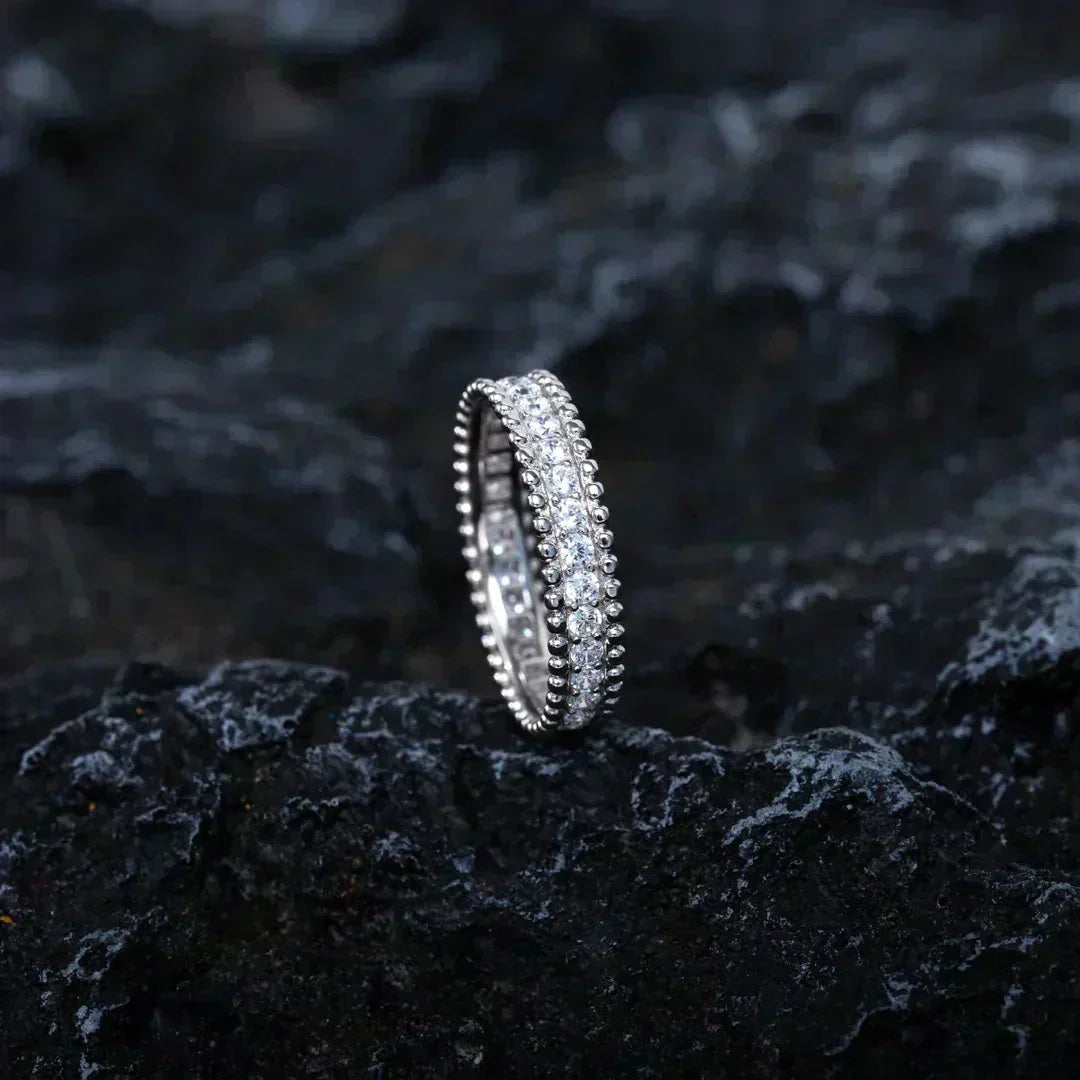 [Marin-Jewelry]PERLEE DIAMOND SILVER RING