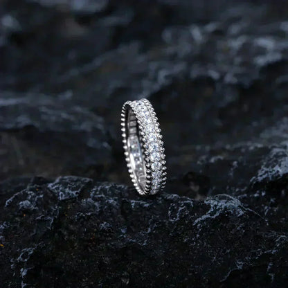 [Marin-Jewelry]PERLEE DIAMOND SILVER RING