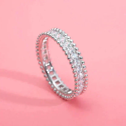 [Marin-Jewelry]PERLEE DIAMOND SILVER RING
