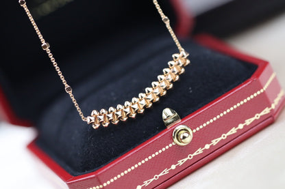 [Marin-Jewelry]CLASH PINK GOLD NECKLACE