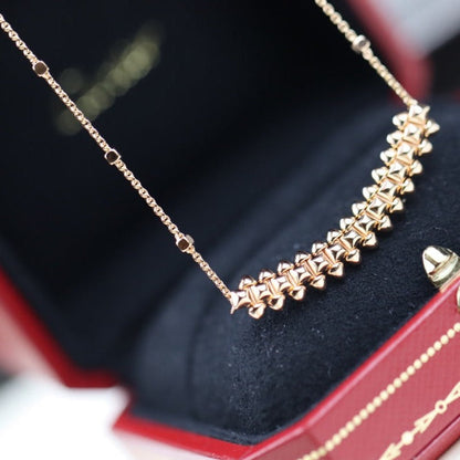 [Marin-Jewelry]CLASH PINK GOLD NECKLACE