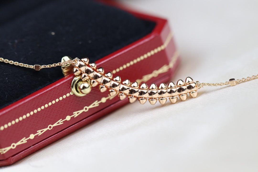 [Marin-Jewelry]CLASH PINK GOLD NECKLACE