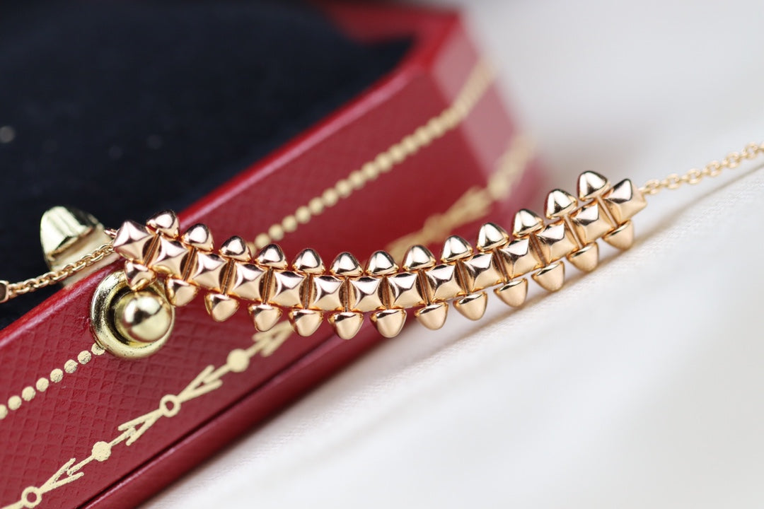 [Marin-Jewelry]CLASH PINK GOLD NECKLACE