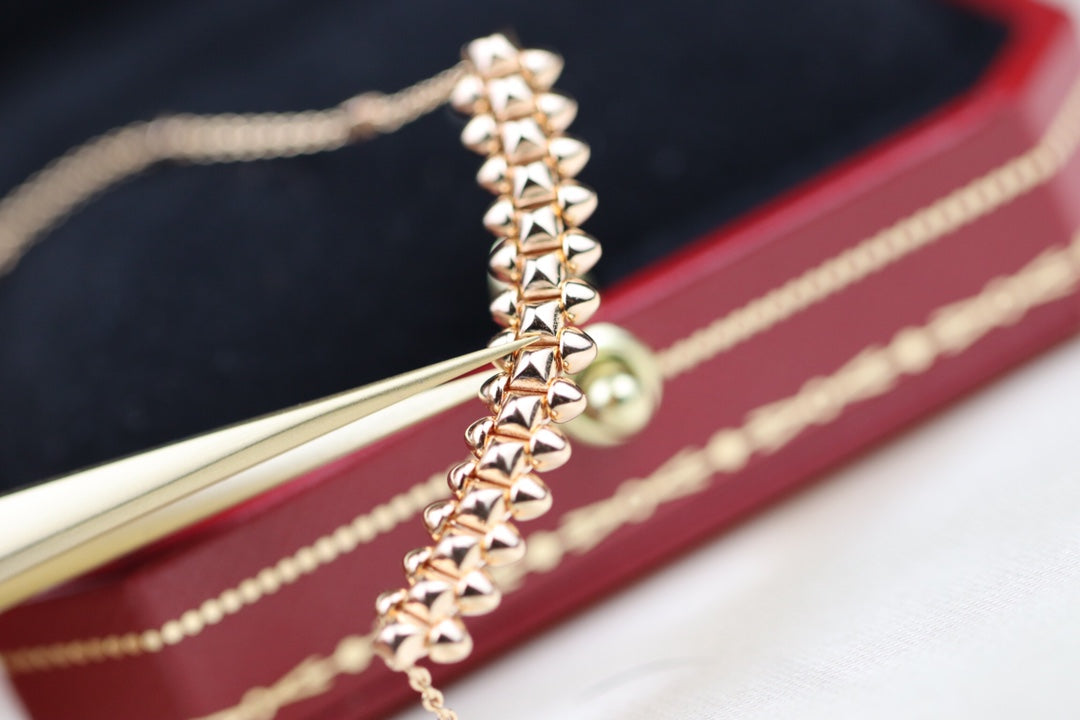 [Marin-Jewelry]CLASH PINK GOLD NECKLACE