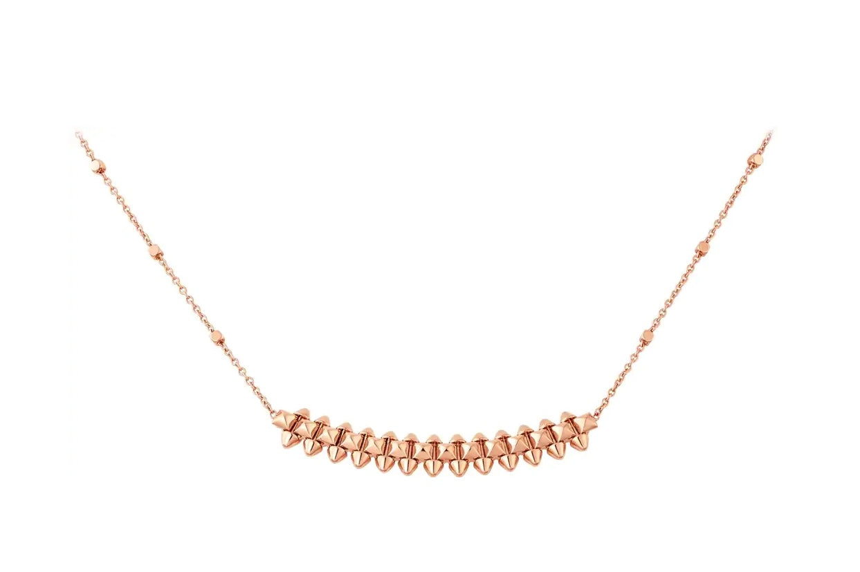 [Marin-Jewelry]CLASH PINK GOLD NECKLACE