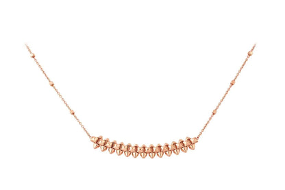 [Marin-Jewelry]CLASH PINK GOLD NECKLACE