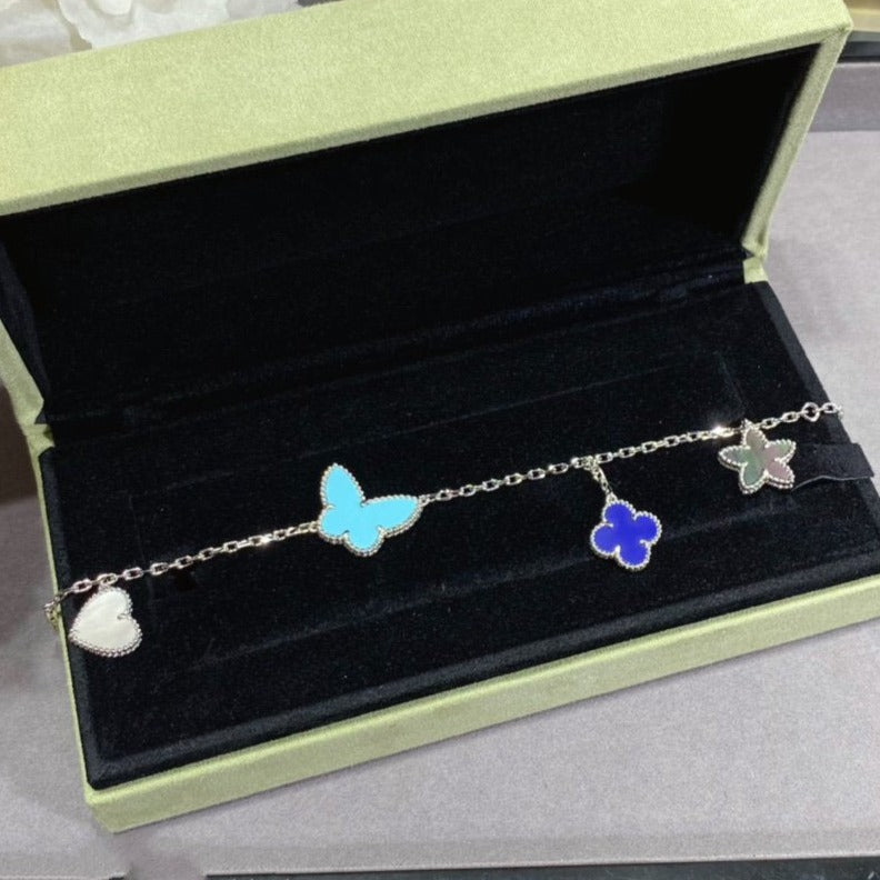 [Marin-Jewelry]LUCKY SPRING SILVER BRACELET 4 MOTIF