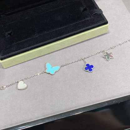 [Marin-Jewelry]LUCKY SPRING SILVER BRACELET 4 MOTIF