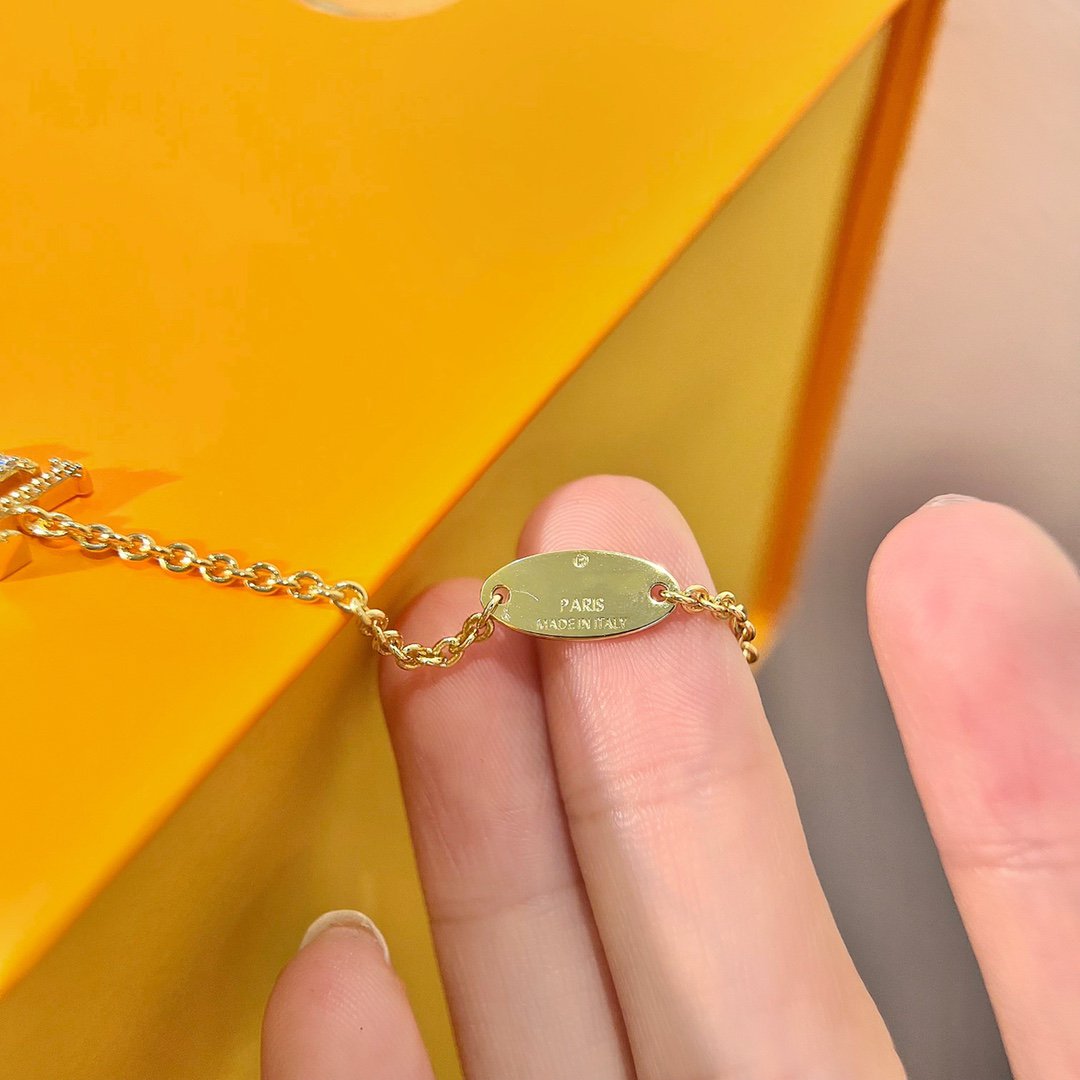 [Marin-Jewelry]LOGO STAR MOTIF GOLD BRACELET