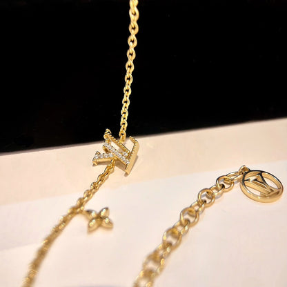 [Marin-Jewelry]LOGO STAR MOTIF GOLD BRACELET