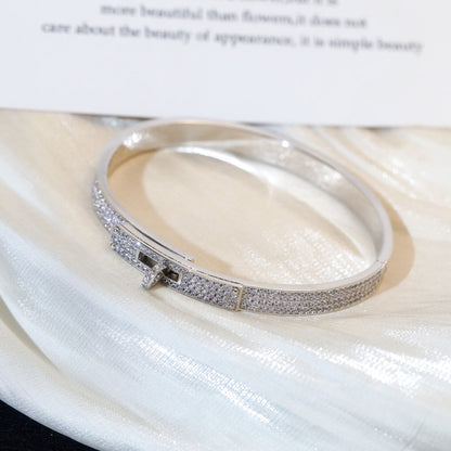 [Marin-Jewelry]KELLY BRACELET DIAMOND PAVED