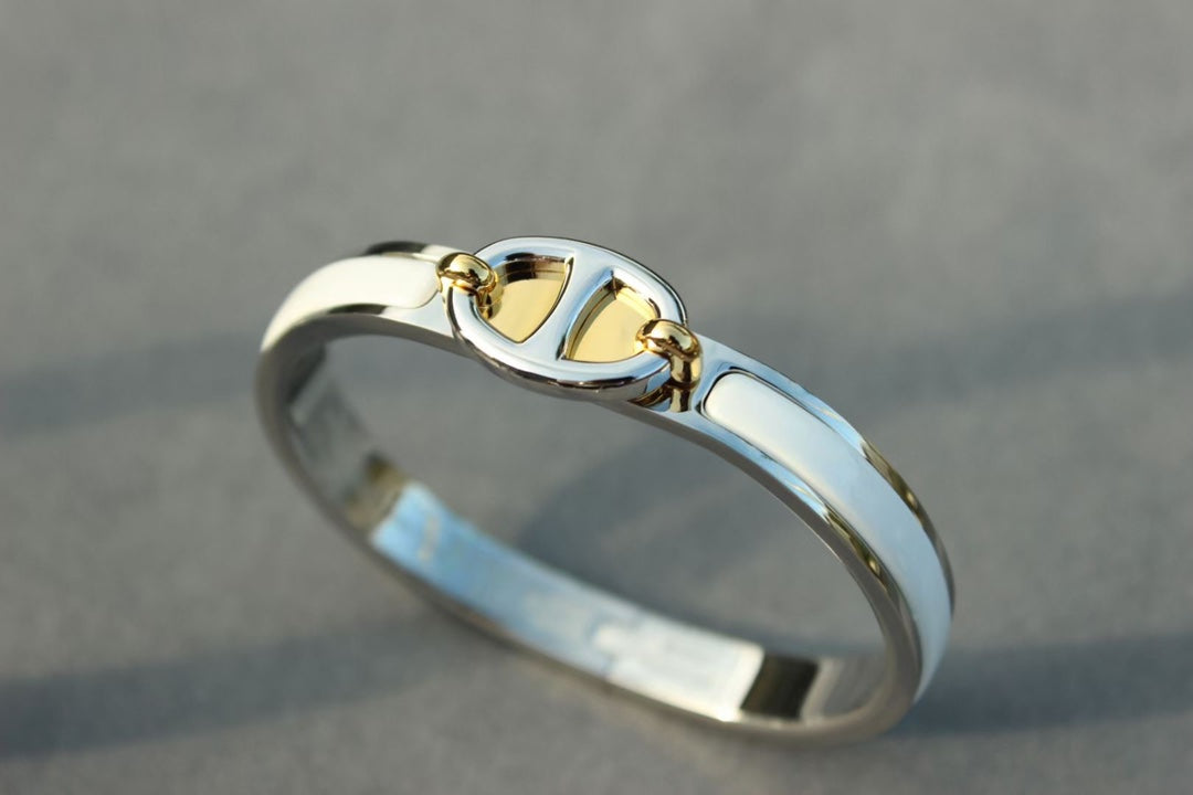 [Marin-Jewelry]CLIC CHAINE SILVER BRACELET