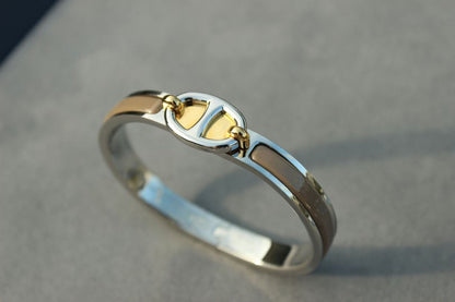 [Marin-Jewelry]CLIC CHAINE SILVER BRACELET